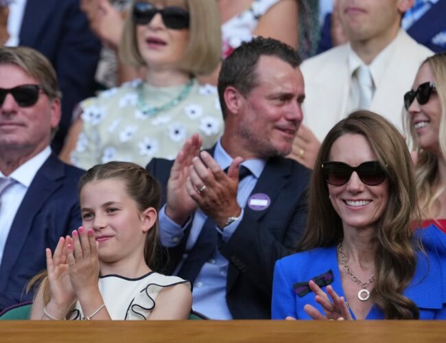 Felipe VI, Kate Middleton, actores y leyendas del tenis, testigos del duelo Alcaraz-Sinner en la final de Wimbledon
