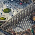 Segovia en globo sobre el acueducto: un invento de 1783 y otro del siglo I