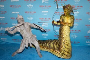 Heidi Klum se disfraza de repulsiva medusa para su fiesta de Halloween 2025