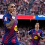 El Barça pasa por encima del Sevilla con hat-trick de Raphinha y regreso de Gavi