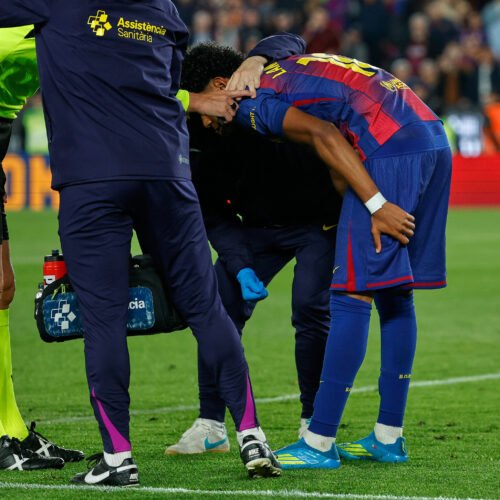 Plasma rico en plaquetas, láser, radiofrecuencia y corrientes: así será el tratamiento «conservador» de Lamine para llegar al Mundial