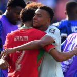 Un Mbappé desencadenado y «sin sentimientos» por su amigo Achraf antes de ver el España-Bélgica: «Sea el que sea nuestro rival, será una revancha»