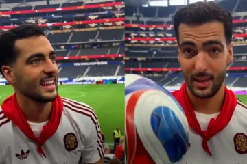 Mikel Merino recibe el balón que ha dado la victoria a España y se acuerda de los Sanfermines: «Es la mejor fiesta del mundo»