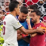 Rodri tras su polémica celebración por el fallo de Bernardo Silva: «Le he pedido perdón inmediatamente»