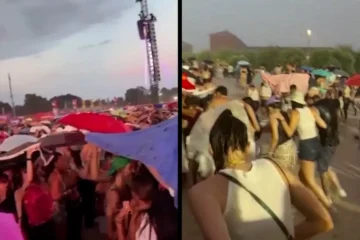 Una fuerte granizada obliga a suspender y evacuar el concierto de Bad Bunny en Milán