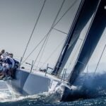 El nuevo barco de la Armada en el que navegará el Rey ya entrena en Palma para participar en la Copa del Rey Mapfre de vela