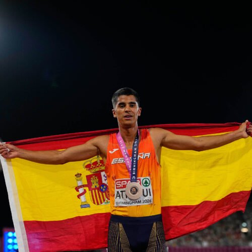 El oro que se le sigue resistiendo a Moha Attaoui, bronce en los 800 del campeonato de Europa