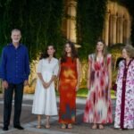 La Familia Real al completo se viste de verano para recibir a la sociedad balear en Marivent