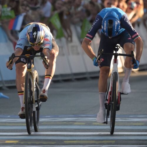 Evenepoel, tras recurrir a la ‘foto finish’, gana el oro del Europeo en ruta a Ciccone y cierra el círculo mágico de la conquista de todos los títulos