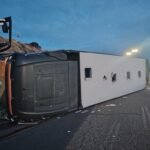 Grave accidente del camión de la cuadra del rejoneador Diego Ventura al regreso de Zaragoza